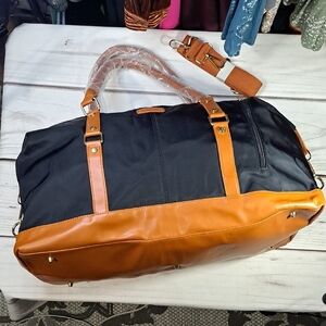 Stylish Black and Brown Men's Bag